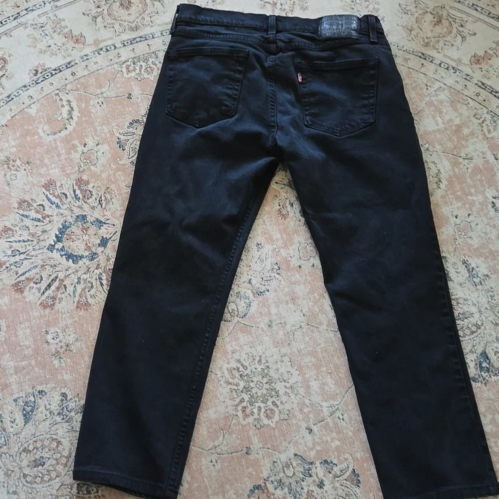 Levis 511 Jeans Mens 33x26 Black Authentic Straight Premium Classic Jeans EUC